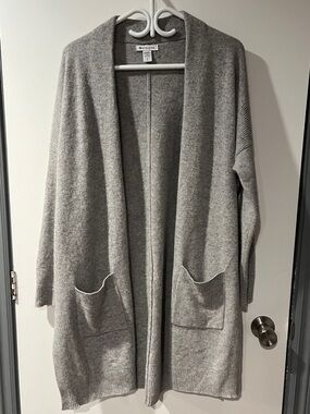 Athleta Wool‑Cashmere Wrap Cardigan – Size Large